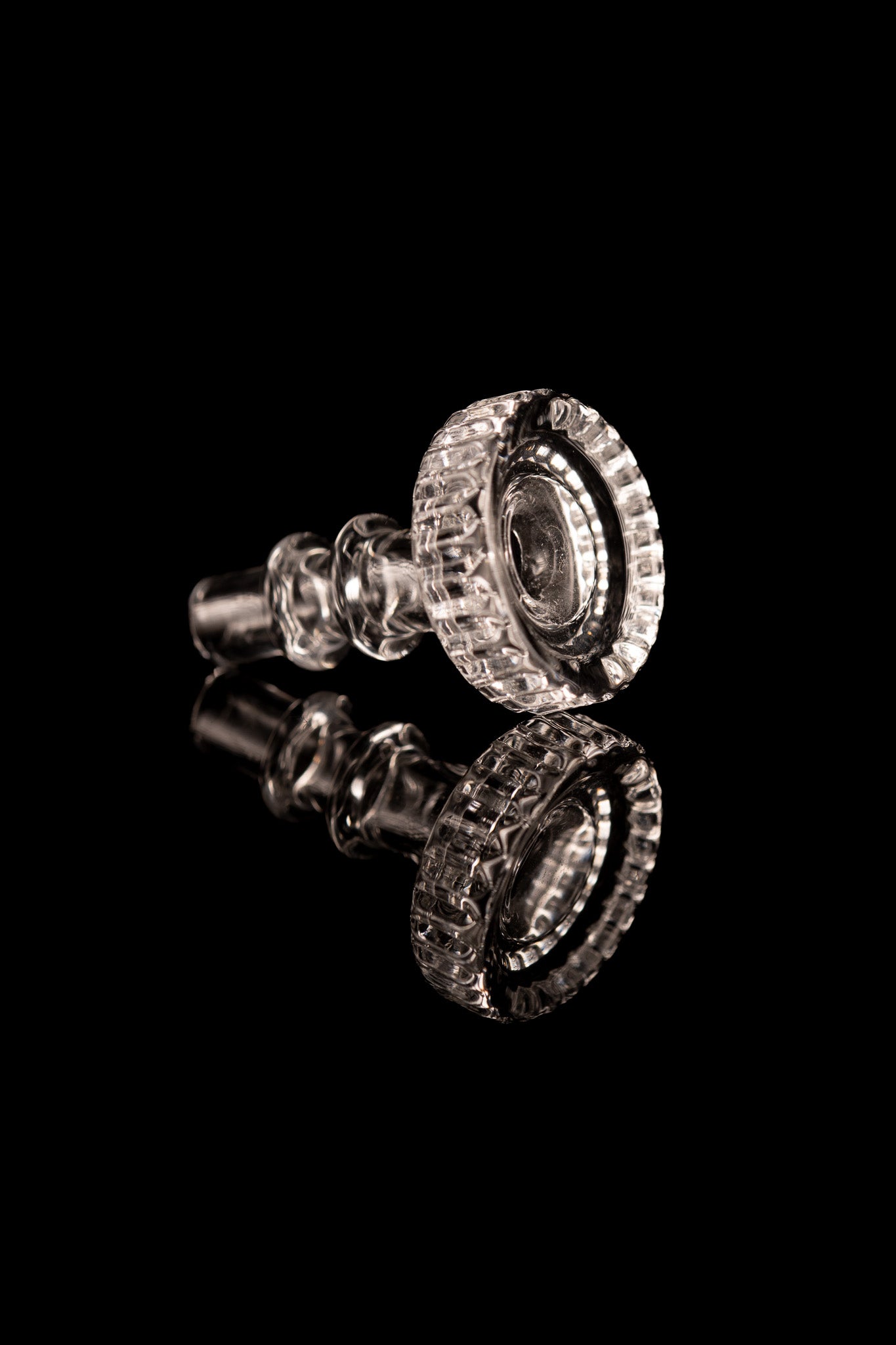 JS Glass - Puffco Joystick Carved Cap - 1