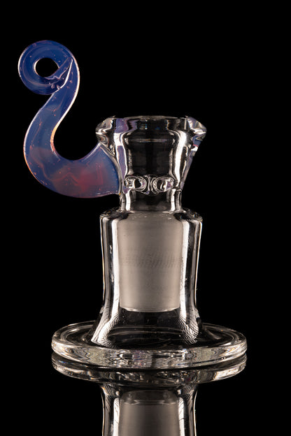 Disco Box Glass - 18mm Clear Bowl W/ Coloured Horn - Neo Opal