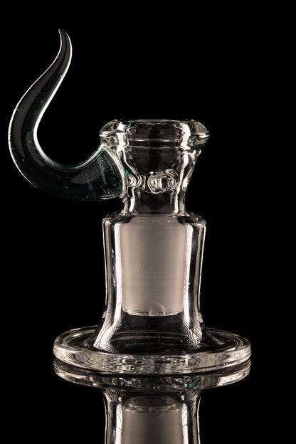 Disco Box Glass - 18mm Clear Bowl W/ Coloured Horn - Nemo