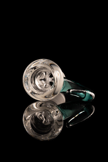 Disco Box Glass - 18mm Clear Bowl W/ Coloured Horn - Nemo