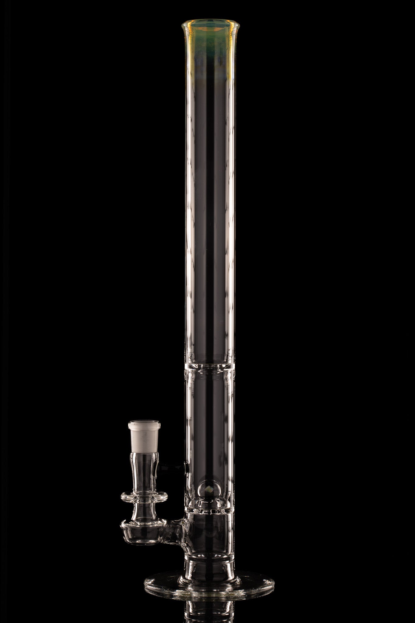 Disco Box Glass - 18mm Natty Perc Tube - 12