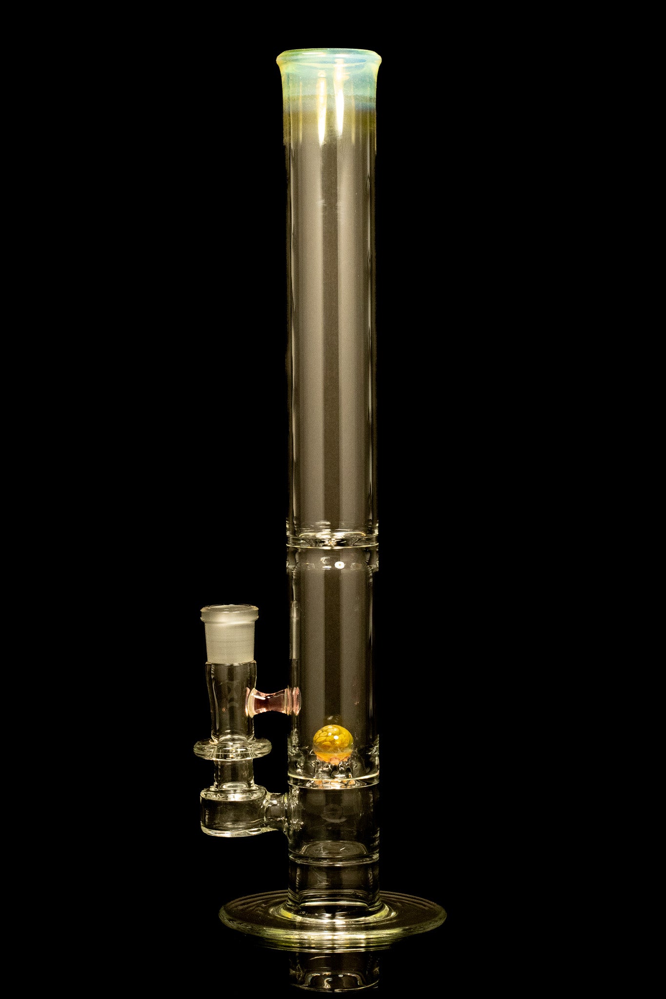 Disco Box Glass - 18mm Natty Perc Tube - 15