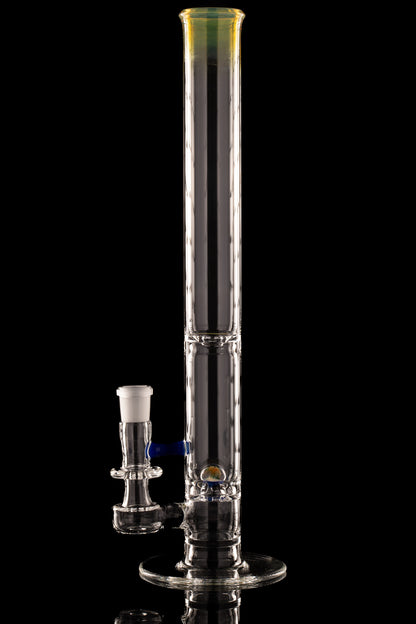 Disco Box Glass - 18mm Natty Perc Tube - 14