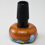 Jambear Glass - 18mm 4 Hole Full Colour Donut Push Bowl - 2