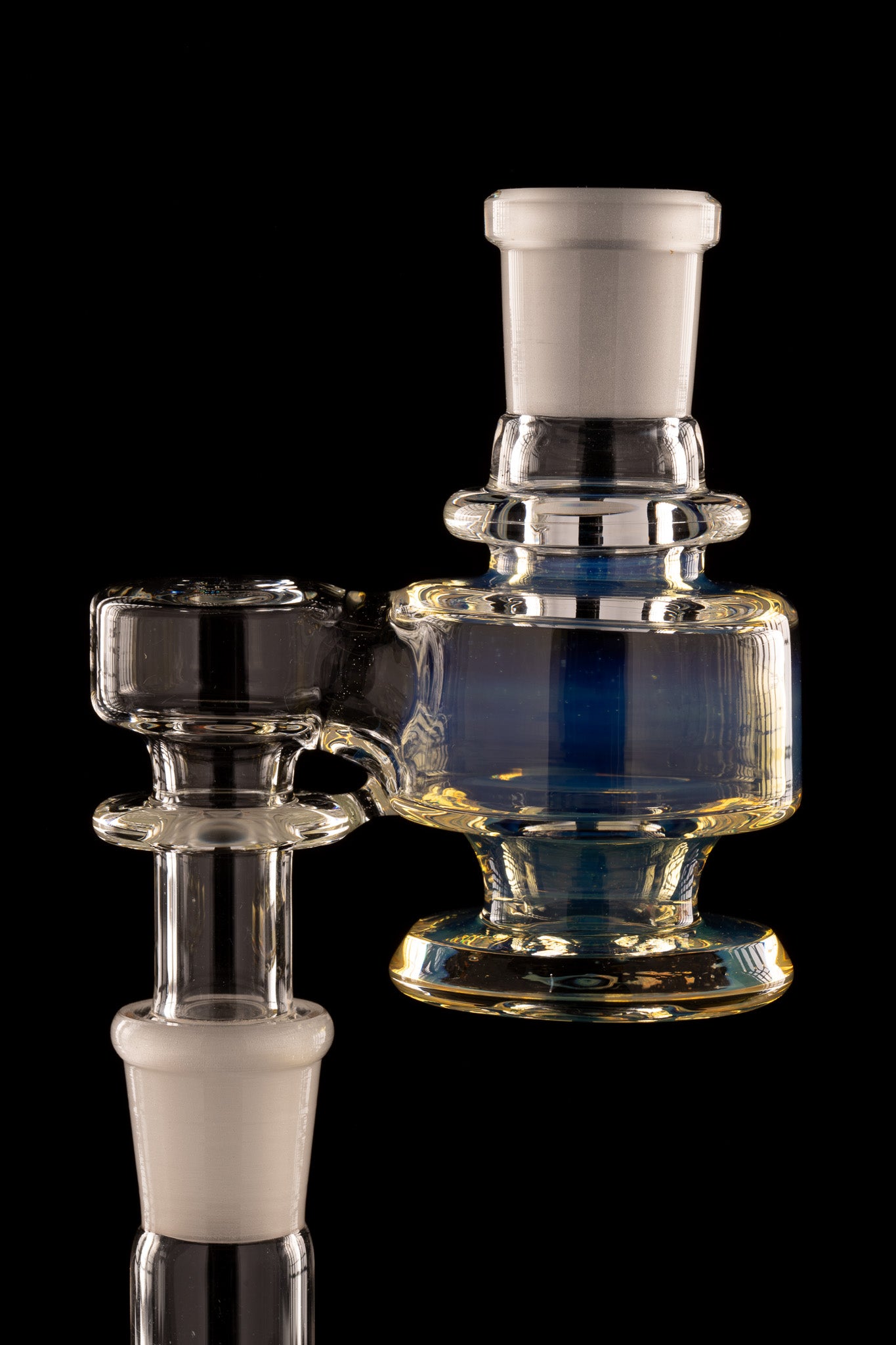 Disco Box Glass - 18mm 90° Fumed Dry Catcher - 5