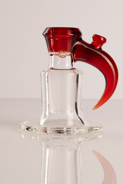 Jamms Glass - 18mm 4-Hole Straight Colour Slide - Pomegranate