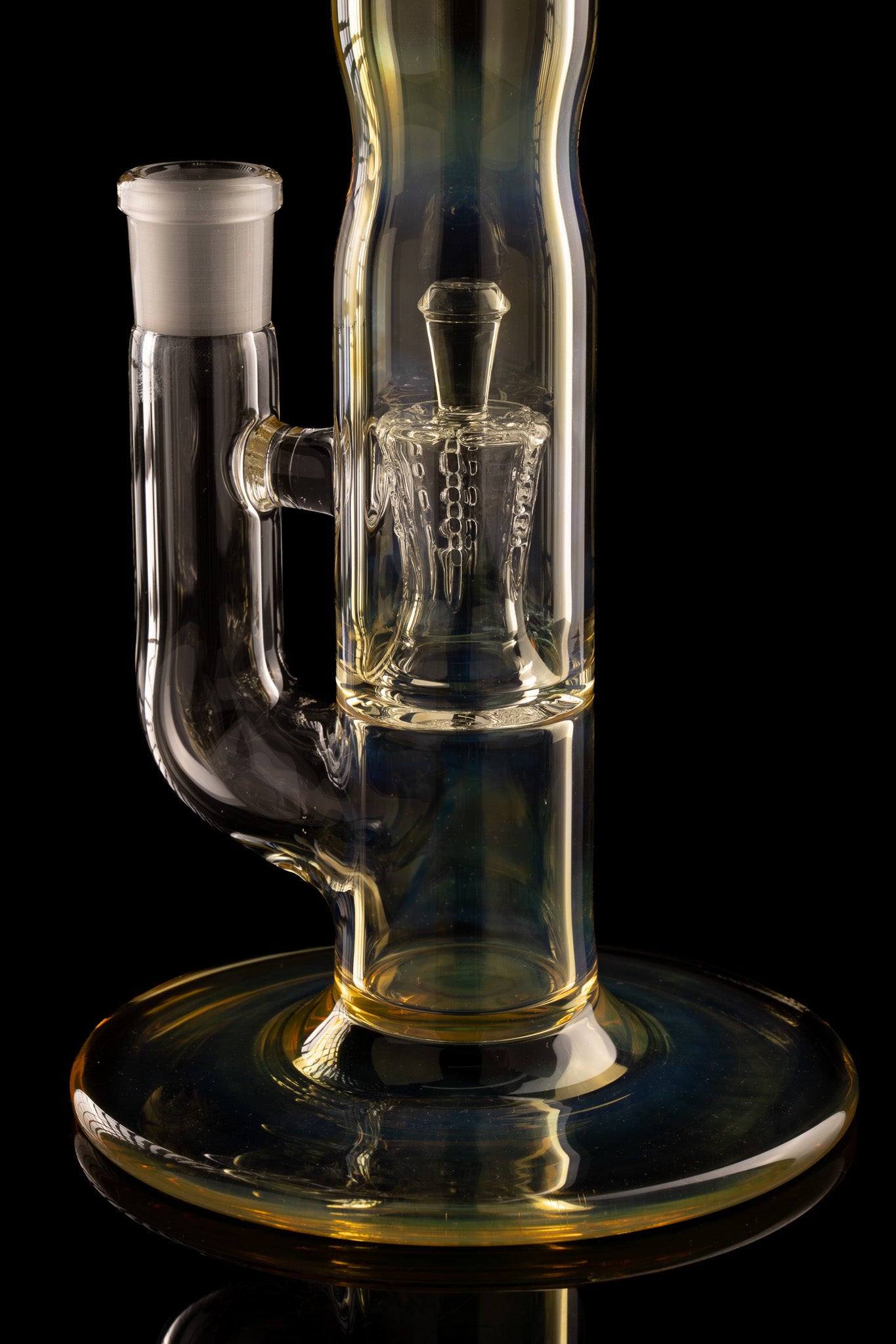 Jamms Glass - Fumed Natty Perc Tube w/ 18mm Joint