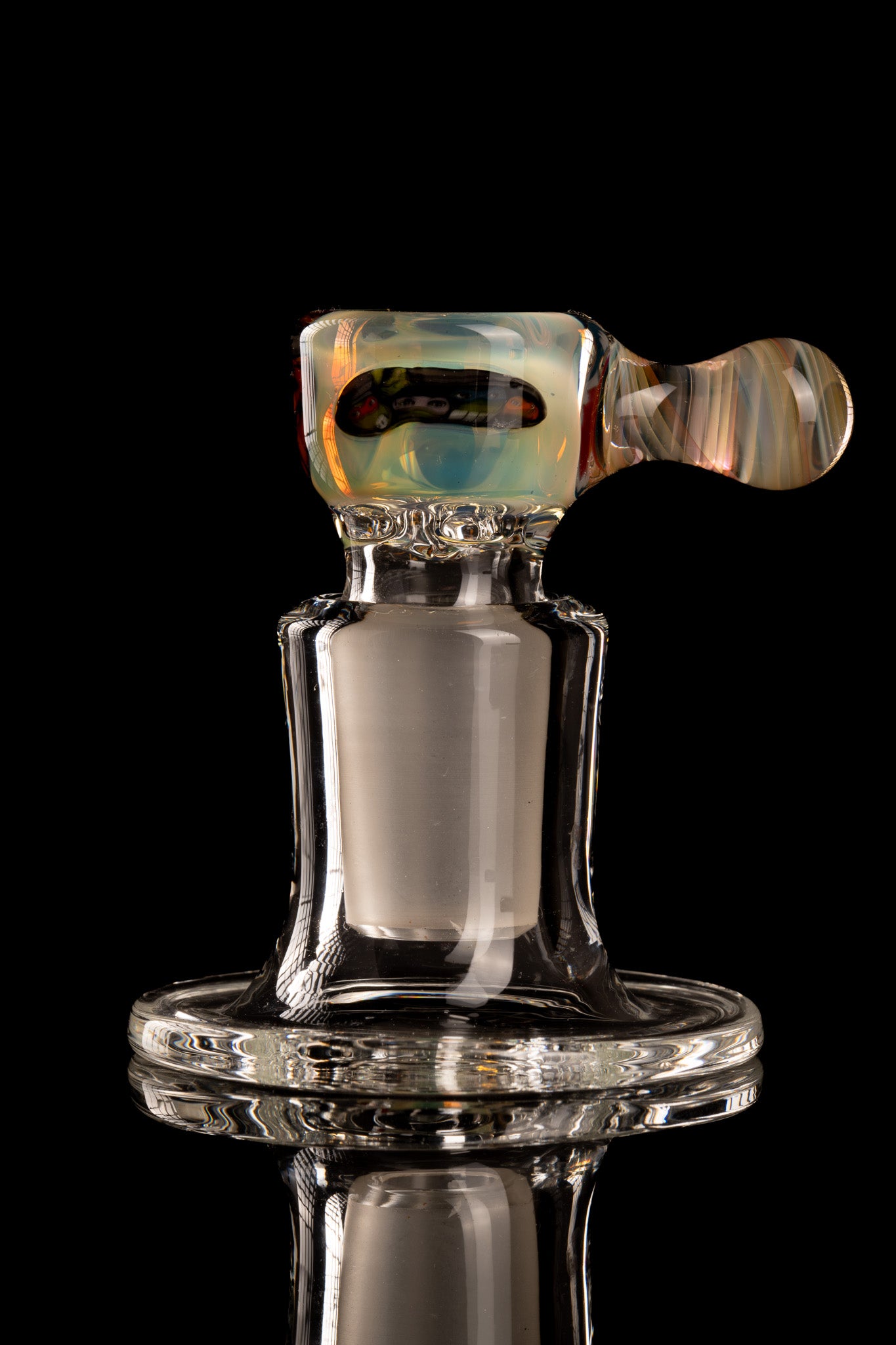 Tombstoned Glass - 18mm 4 Hole Millie Slide - 1