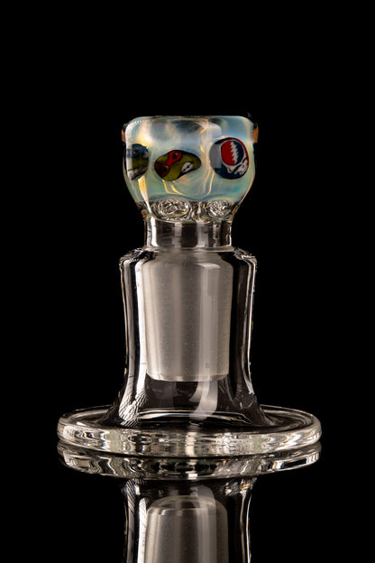 Tombstoned Glass - 18mm 4 Hole Millie Slide - 2