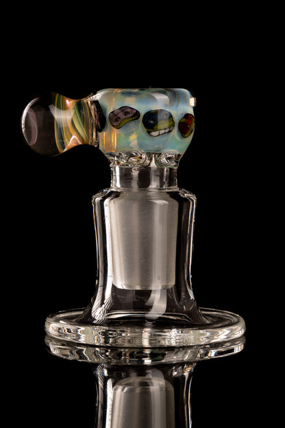 Tombstoned Glass - 18mm 4 Hole Millie Slide - 2