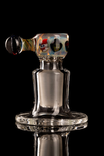Tombstoned Glass - 18mm 4 Hole Millie Slide - 3