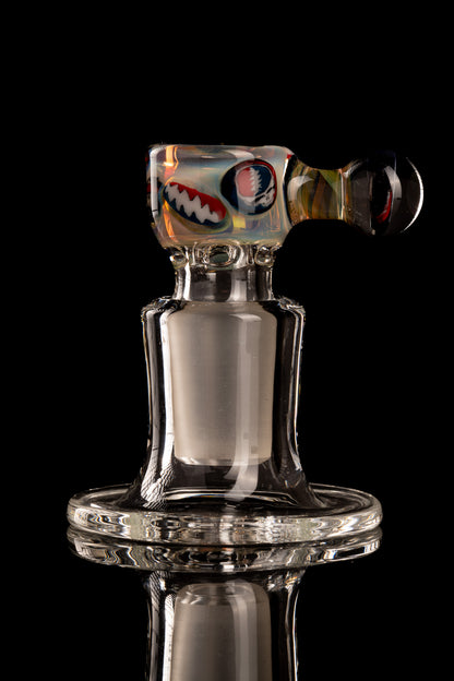 Tombstoned Glass - 18mm 4 Hole Millie Slide - 3