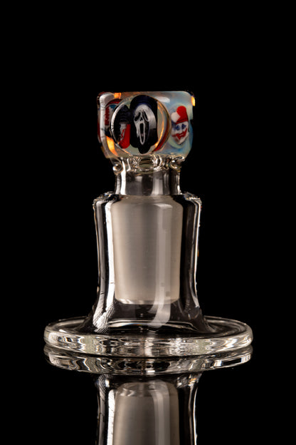 Tombstoned Glass - 18mm 4 Hole Millie Slide - 3