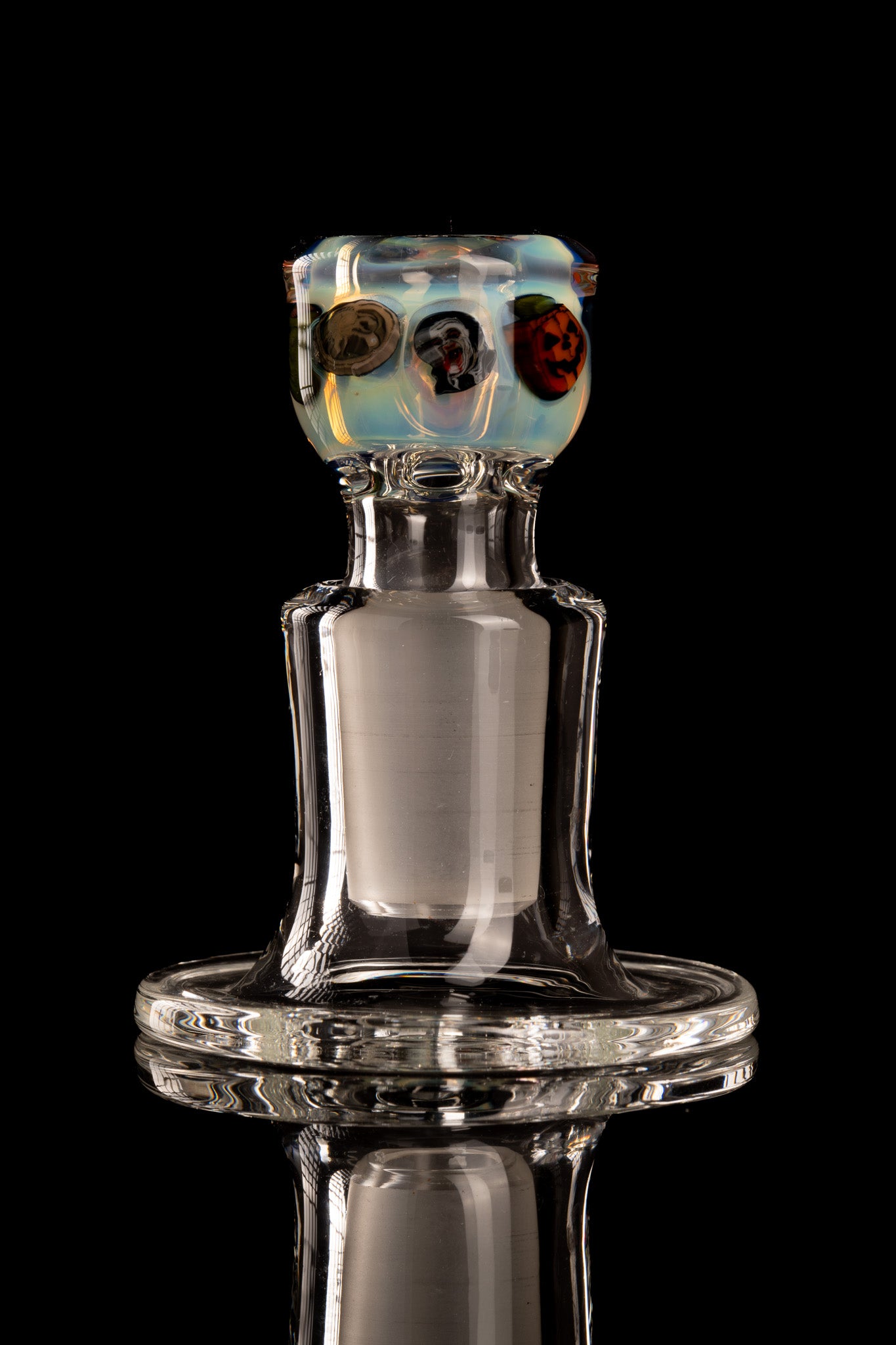 Tombstoned Glass - 18mm 4 Hole Millie Slide - 5