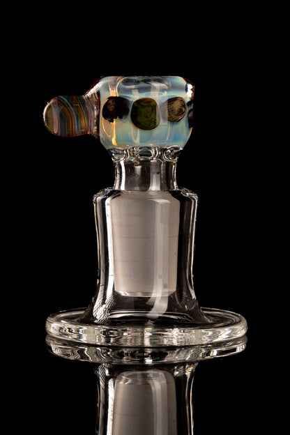 Tombstoned Glass - 18mm 4 Hole Millie Slide - 5