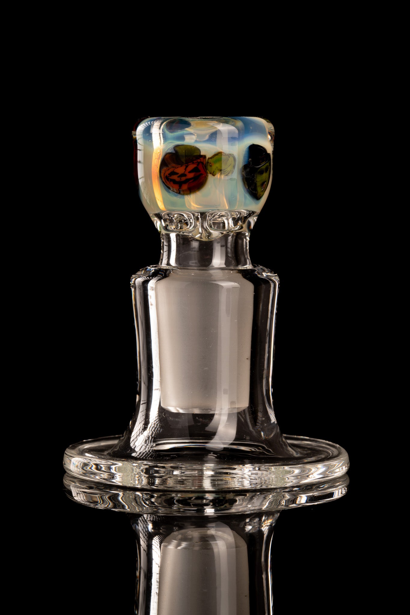 Tombstoned Glass - 18mm 4 Hole Millie Slide - 6