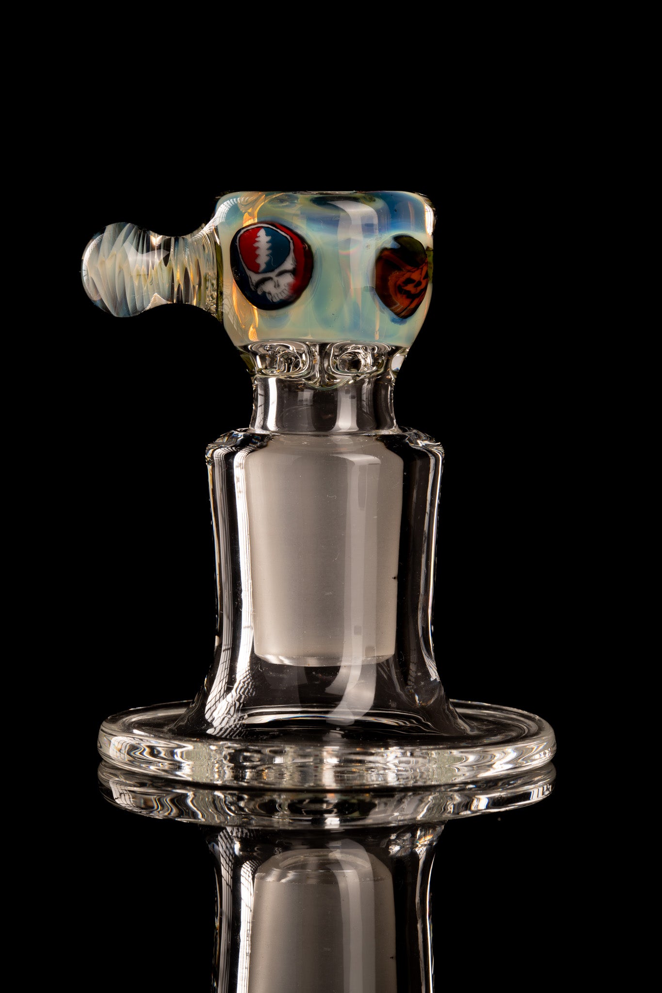 Tombstoned Glass - 18mm 4 Hole Millie Slide - 6