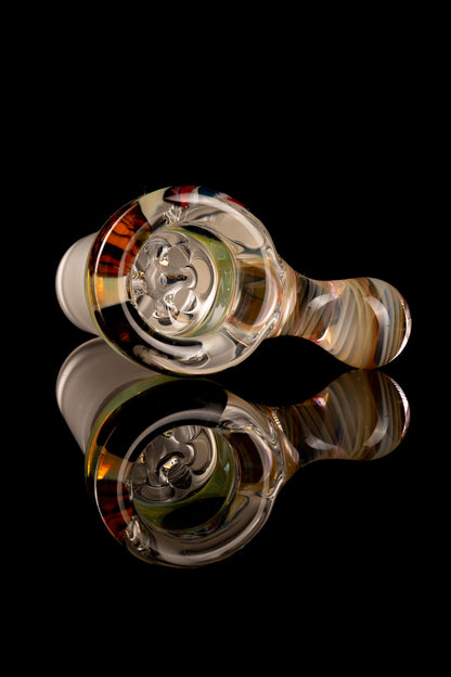 Tombstoned Glass - 18mm 4 Hole Millie Slide - 1