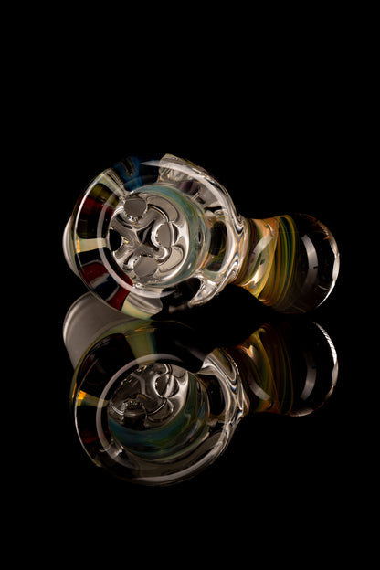 Tombstoned Glass - 18mm 4 Hole Millie Slide - 2