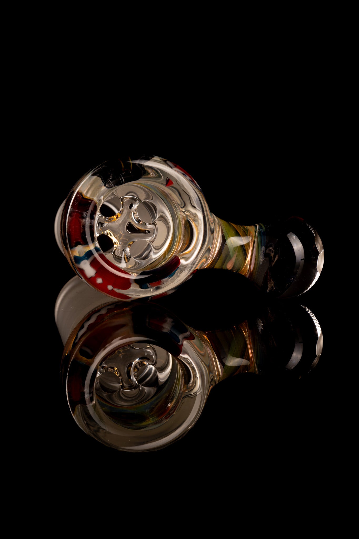 Tombstoned Glass - 18mm 4 Hole Millie Slide - 3