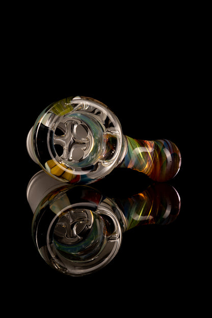 Tombstoned Glass - 18mm 4 Hole Millie Slide - 4