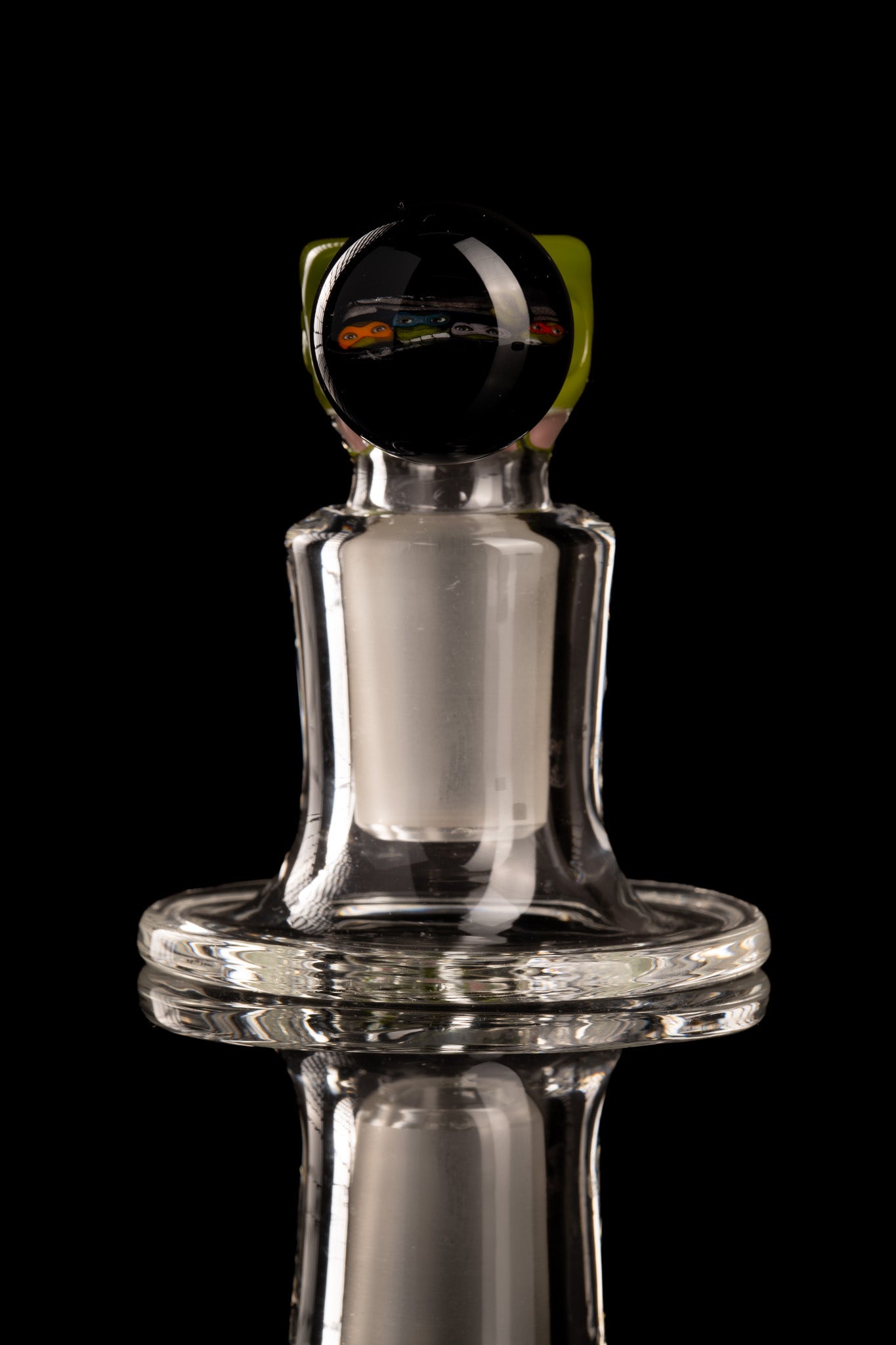 Tombstoned Glass - 18mm 4 Hole TMNT Slide - 1