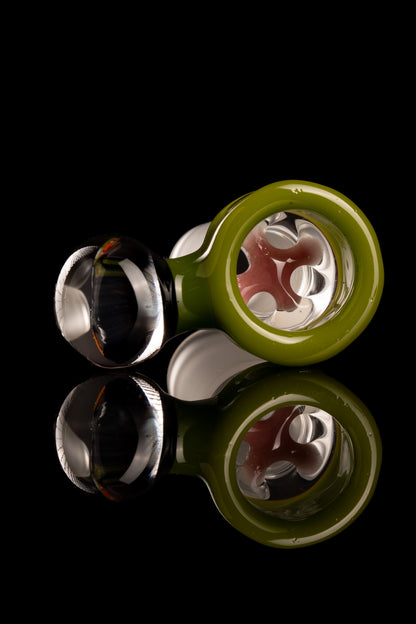 Tombstoned Glass - 18mm 4 Hole TMNT Slide - 2