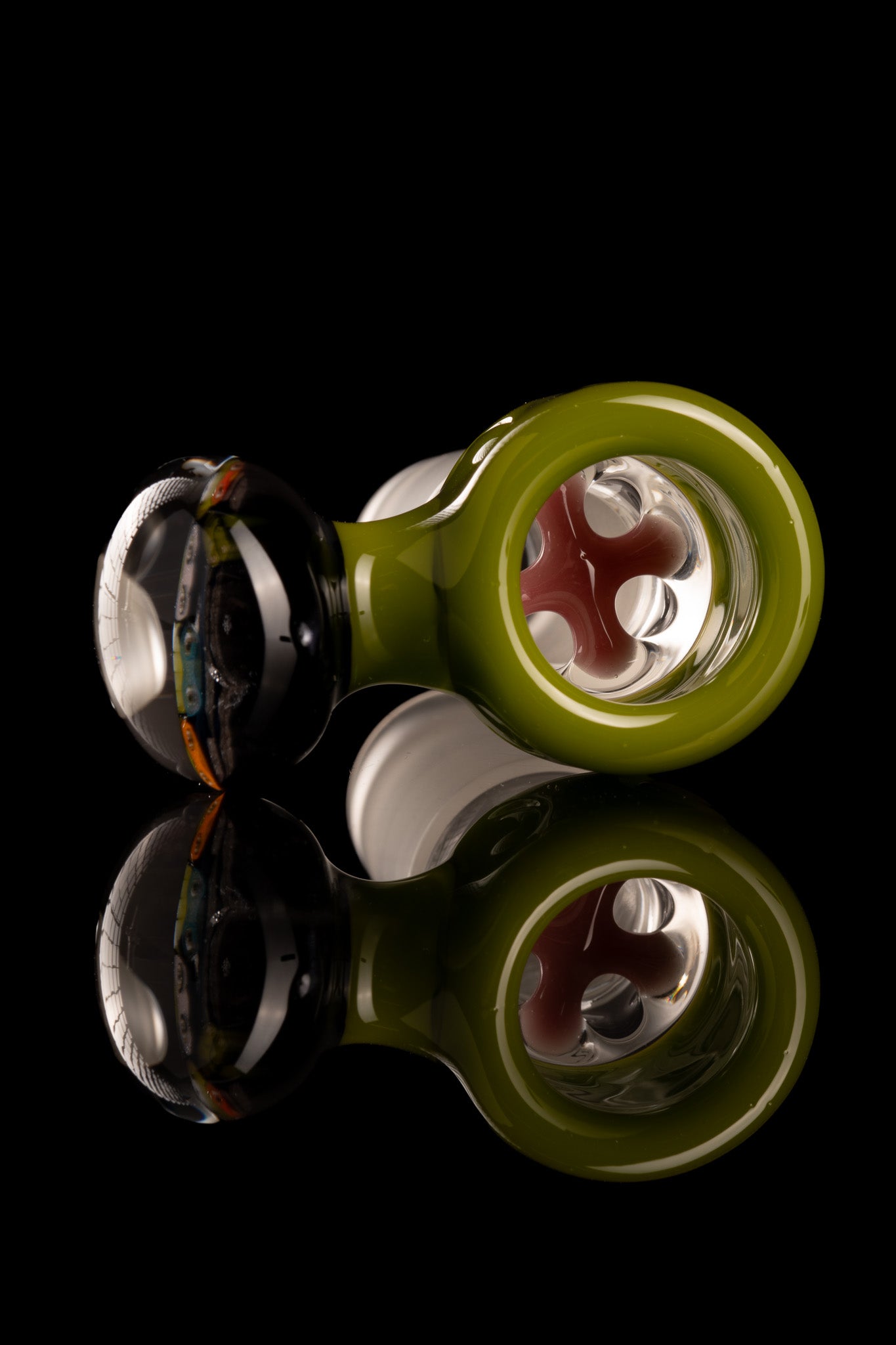 Tombstoned Glass - 18mm 4 Hole TMNT Slide - 3