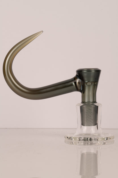 Thill Glassworks - 18mm 4 Hole 2 Tone Slide Set w/poker & Bead - Neutronium Over Electrum