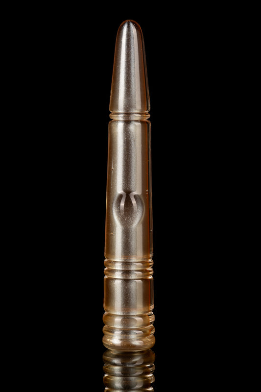 Thill Glassworks - Bullet Poker - Russet Over Electrum
