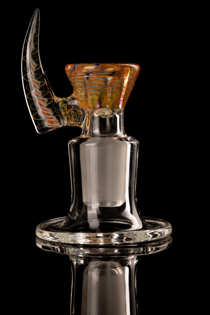 Jesse Who - 18mm 5 Hole Fumed Horn Slide - 1