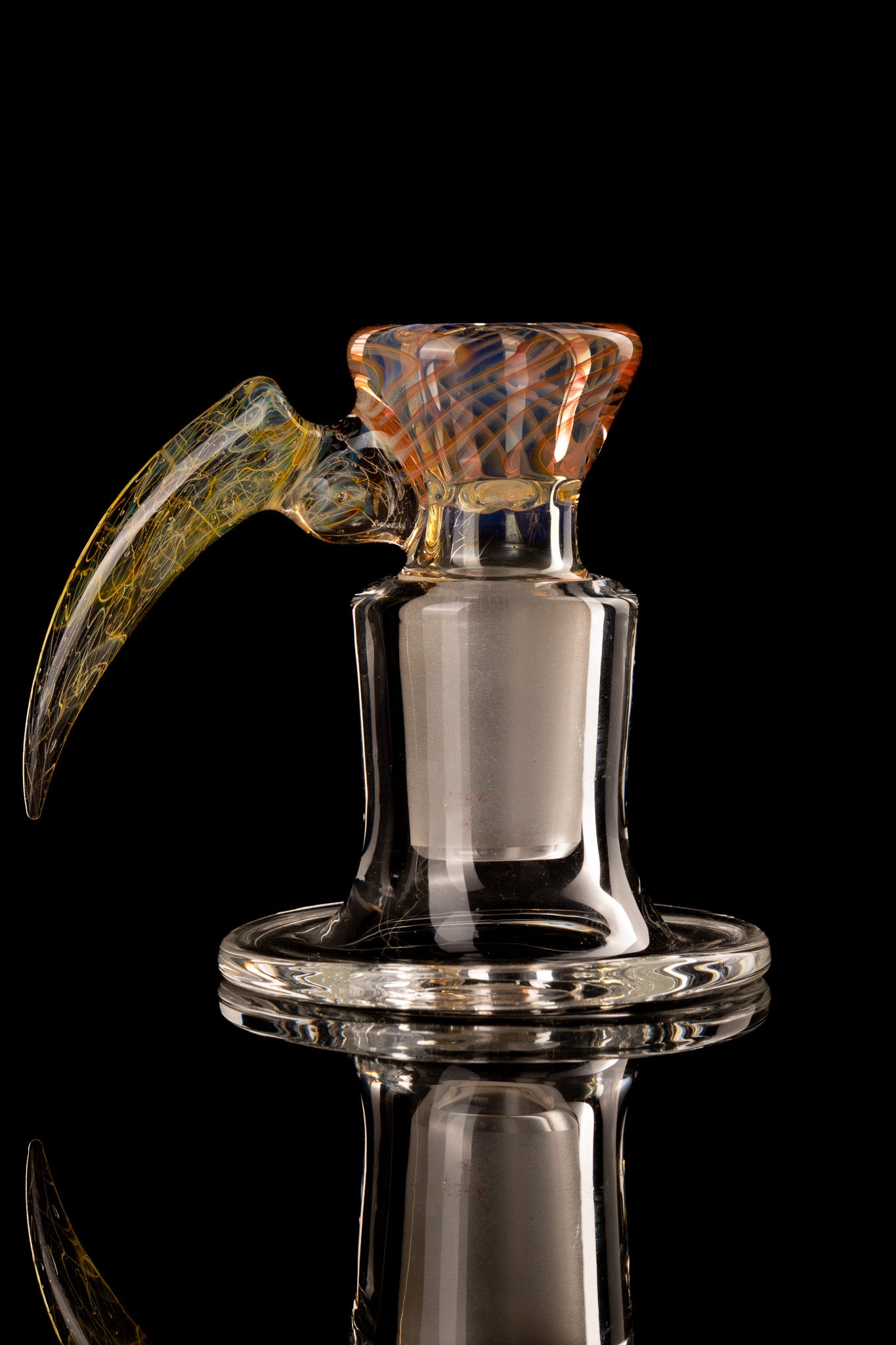 Jesse Who - 18mm 5 Hole Fumed Horn Slide - 4