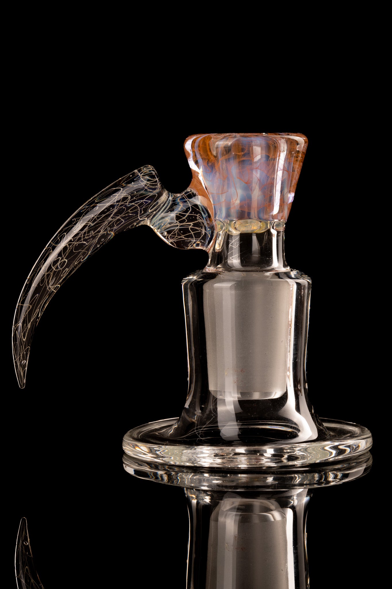 Jesse Who - 18mm 5 Hole Fumed Horn Slide - 8