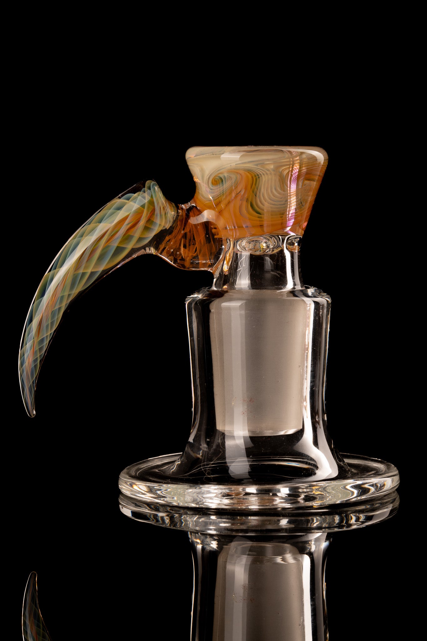 Jesse Who - 18mm 5 Hole Fumed Horn Slide - 9