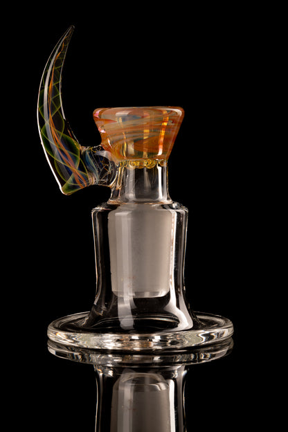 Jesse Who - 18mm 5 Hole Fumed Horn Slide - 10