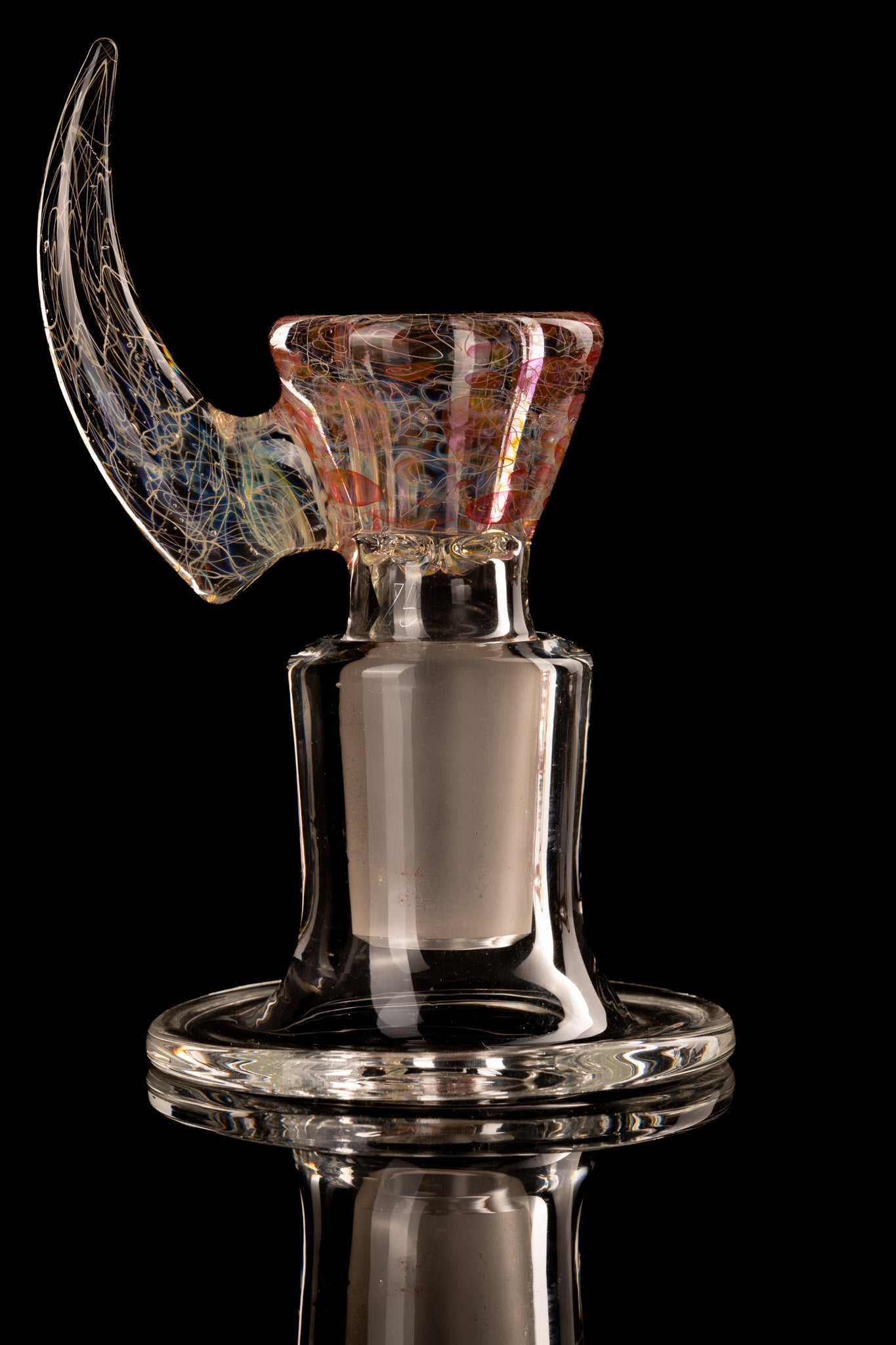 Jesse Who - 18mm 5 Hole Fumed Horn Slide - 11