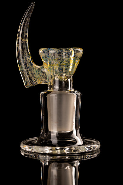 Jesse Who - 18mm 5 Hole Fumed Horn Slide - 12