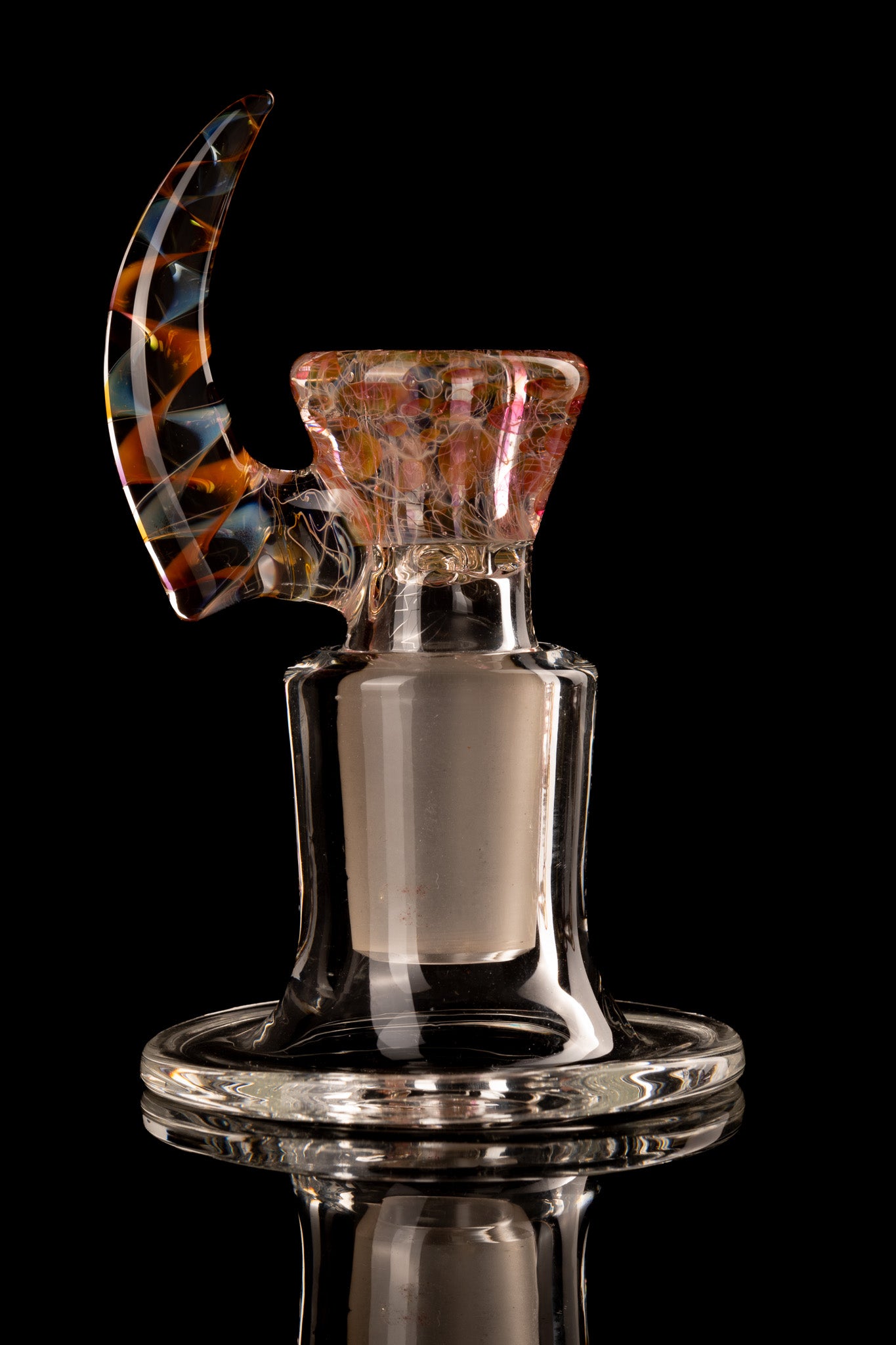 Jesse Who - 18mm 5 Hole Fumed Horn Slide - 13