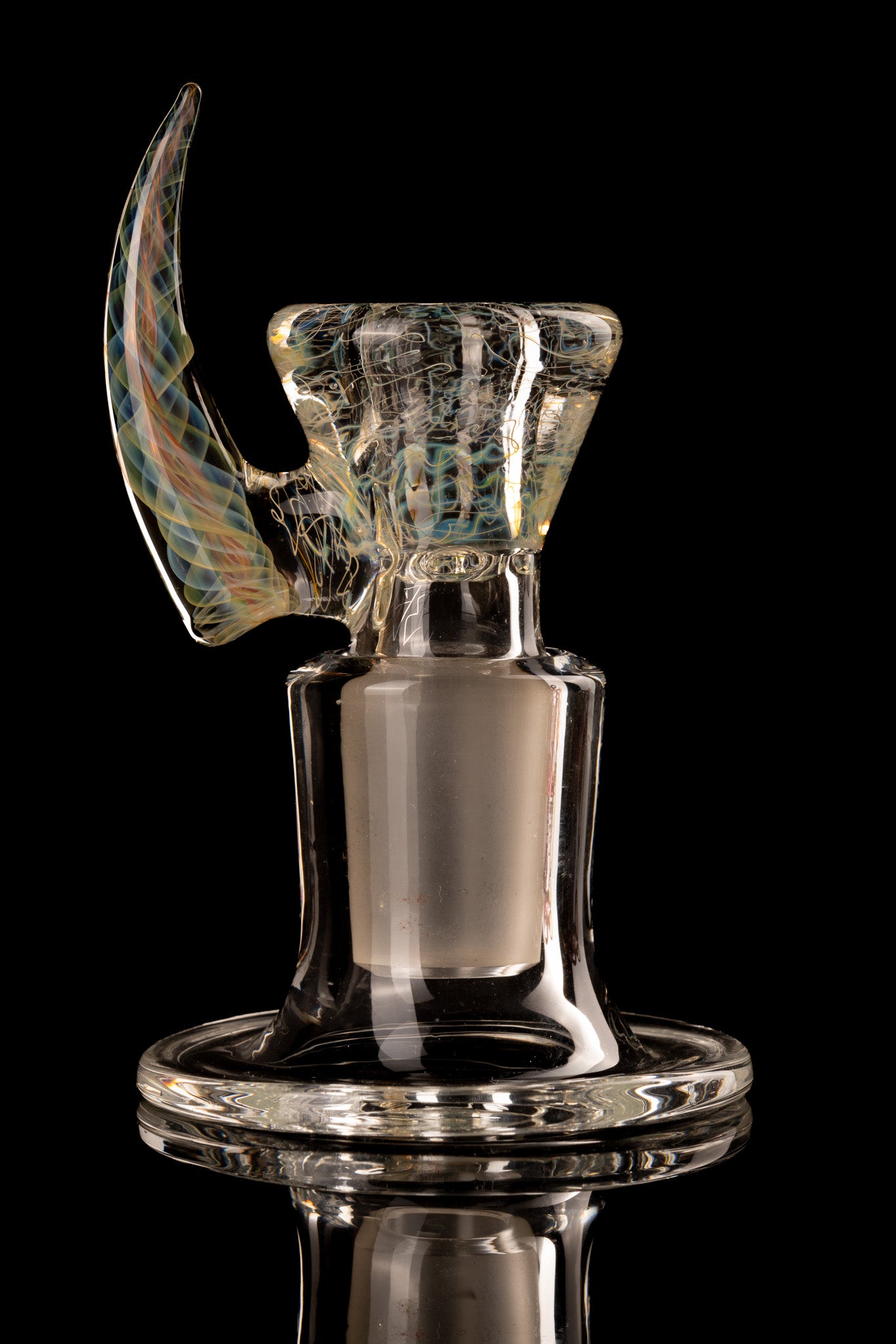 Jesse Who - 18mm 5 Hole Fumed Horn Slide - 14