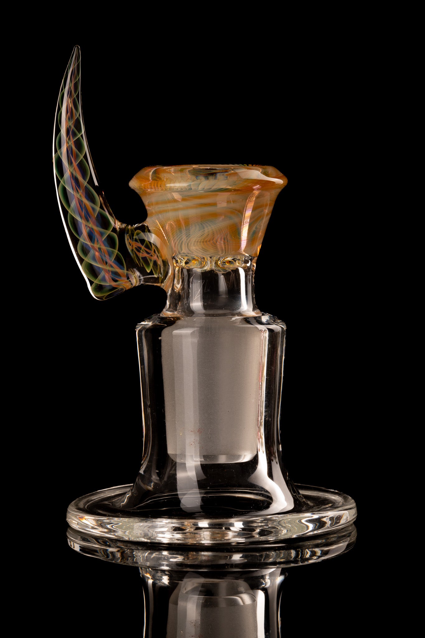 Jesse Who - 18mm 5 Hole Fumed Horn Slide - 15