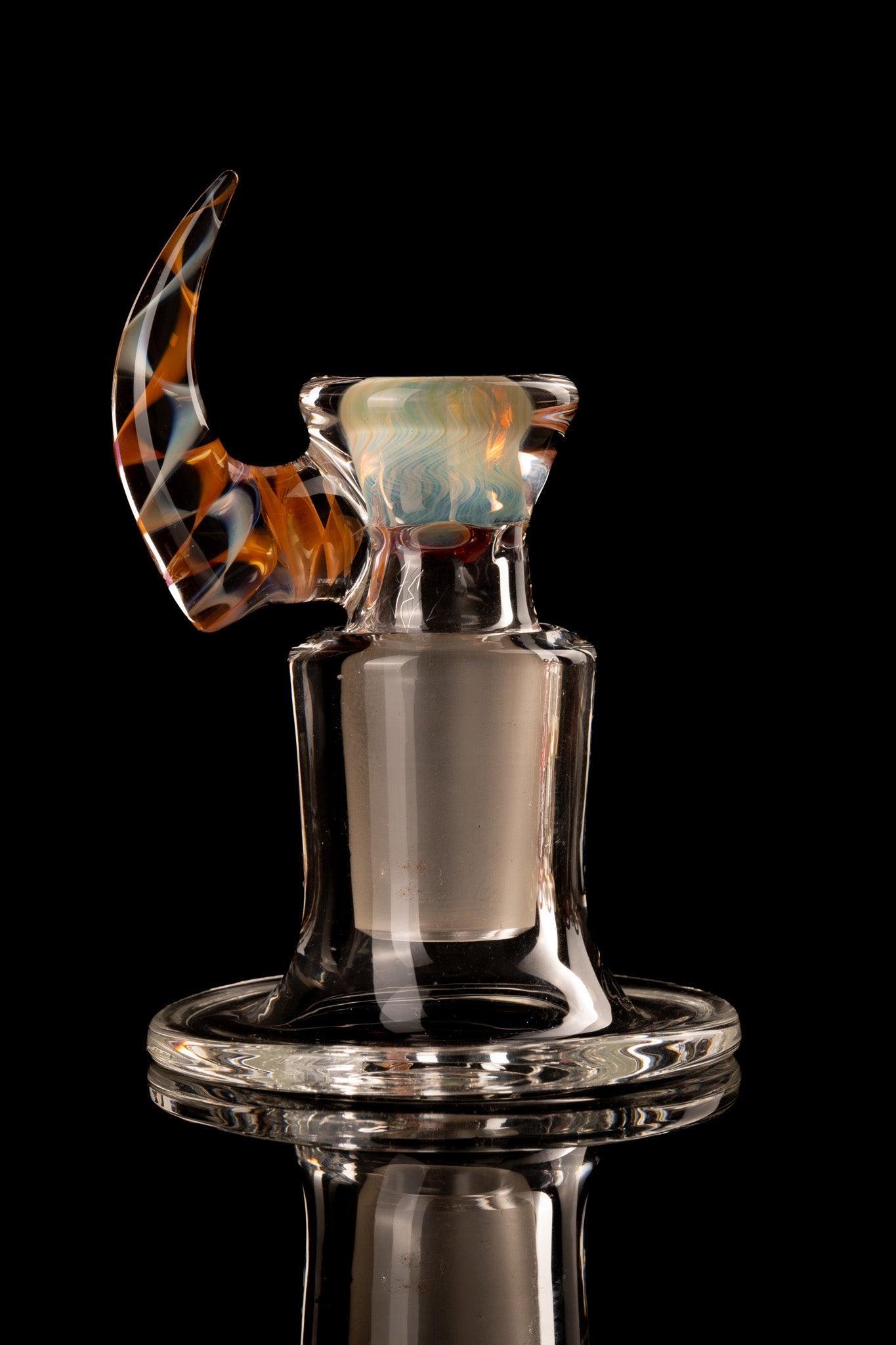 Jesse Who - 18mm 5 Hole Fumed Horn Slide - 17