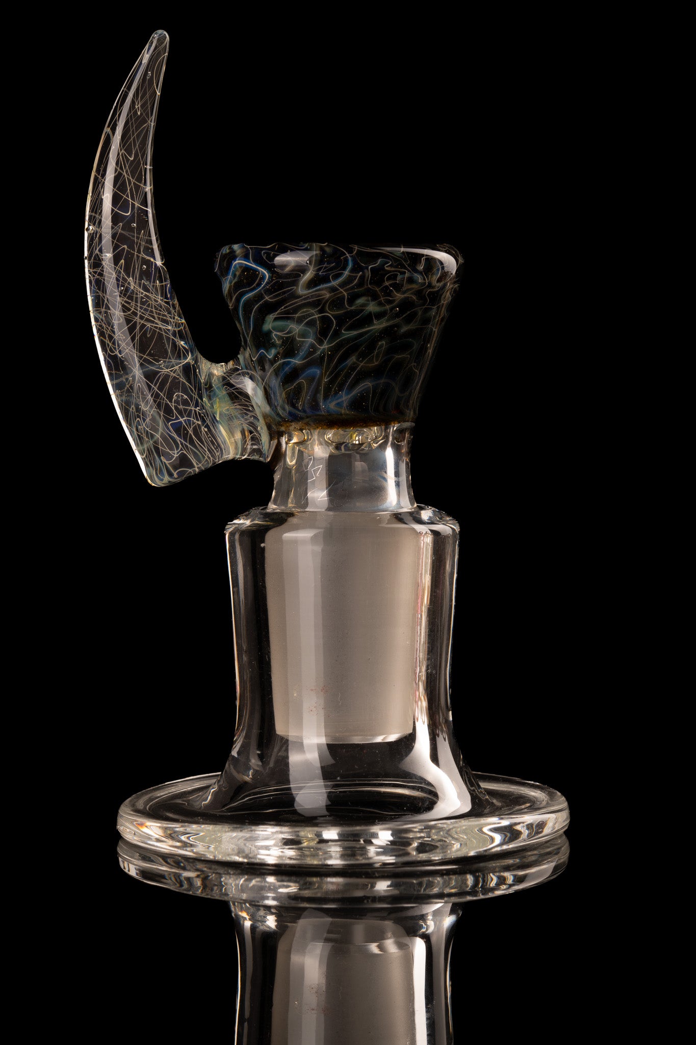 Jesse Who - 18mm 5 Hole Fumed Horn Slide - 18