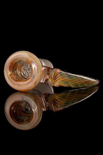 Jesse Who - 18mm 5 Hole Fumed Horn Slide - 9