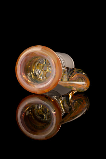 Jesse Who - 18mm 5 Hole Fumed Horn Slide - 10
