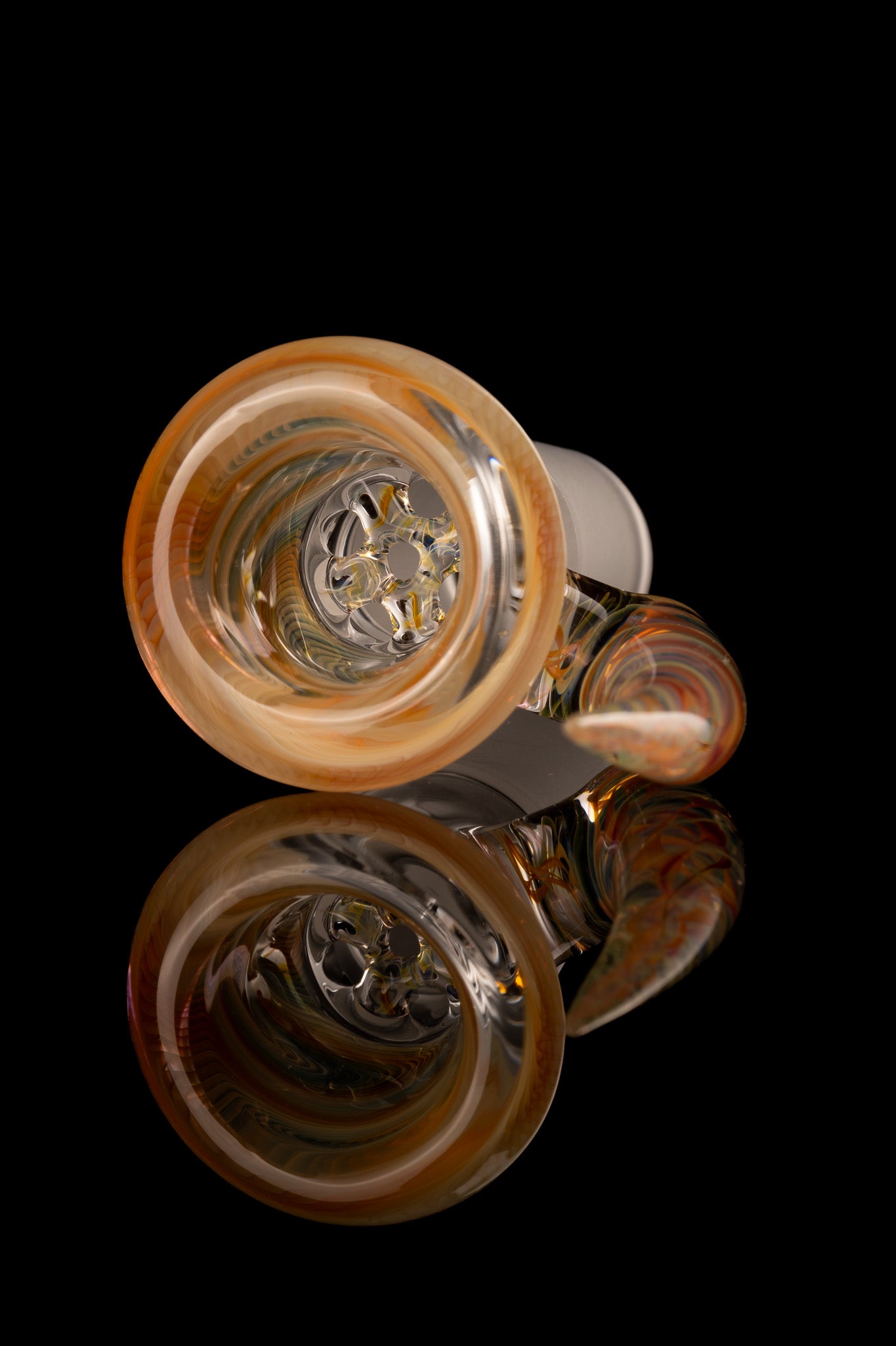 Jesse Who - 18mm 5 Hole Fumed Horn Slide - 15