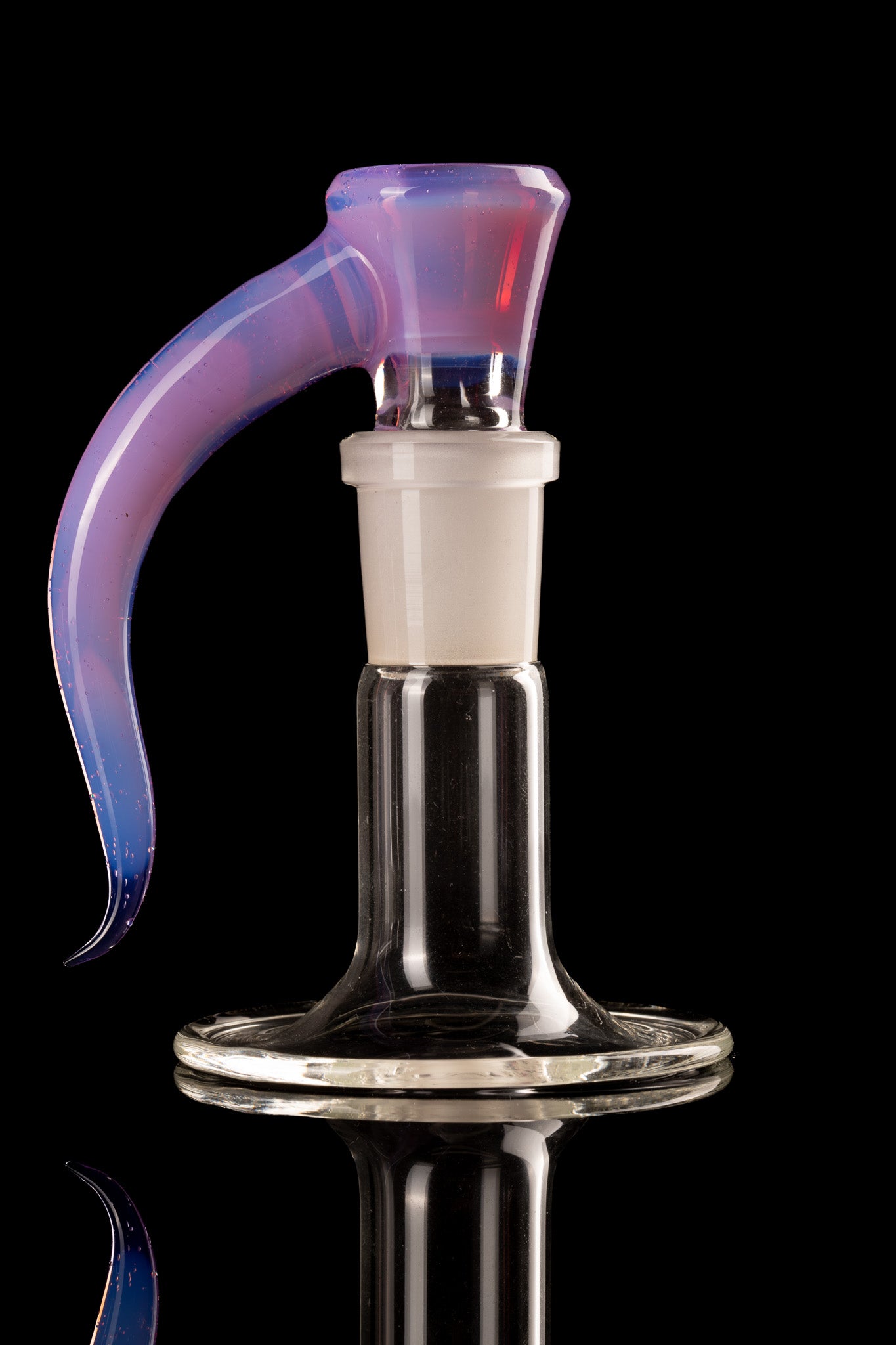 Asu Glass - 18mm 3 Hole Horn Slide - 6