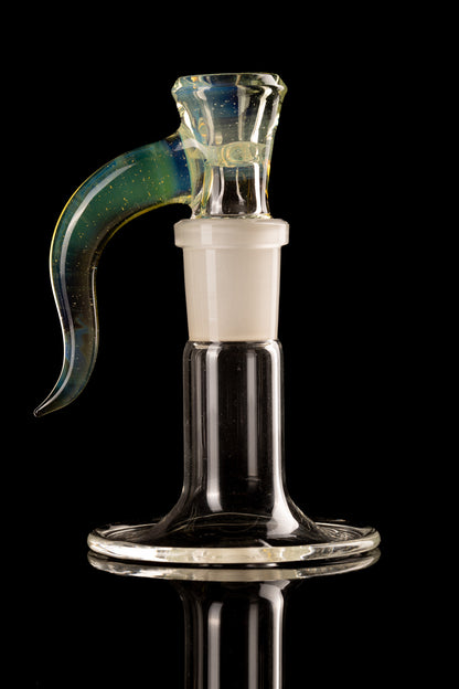 Asu Glass - 18mm 3 Hole Horn Slide - 9