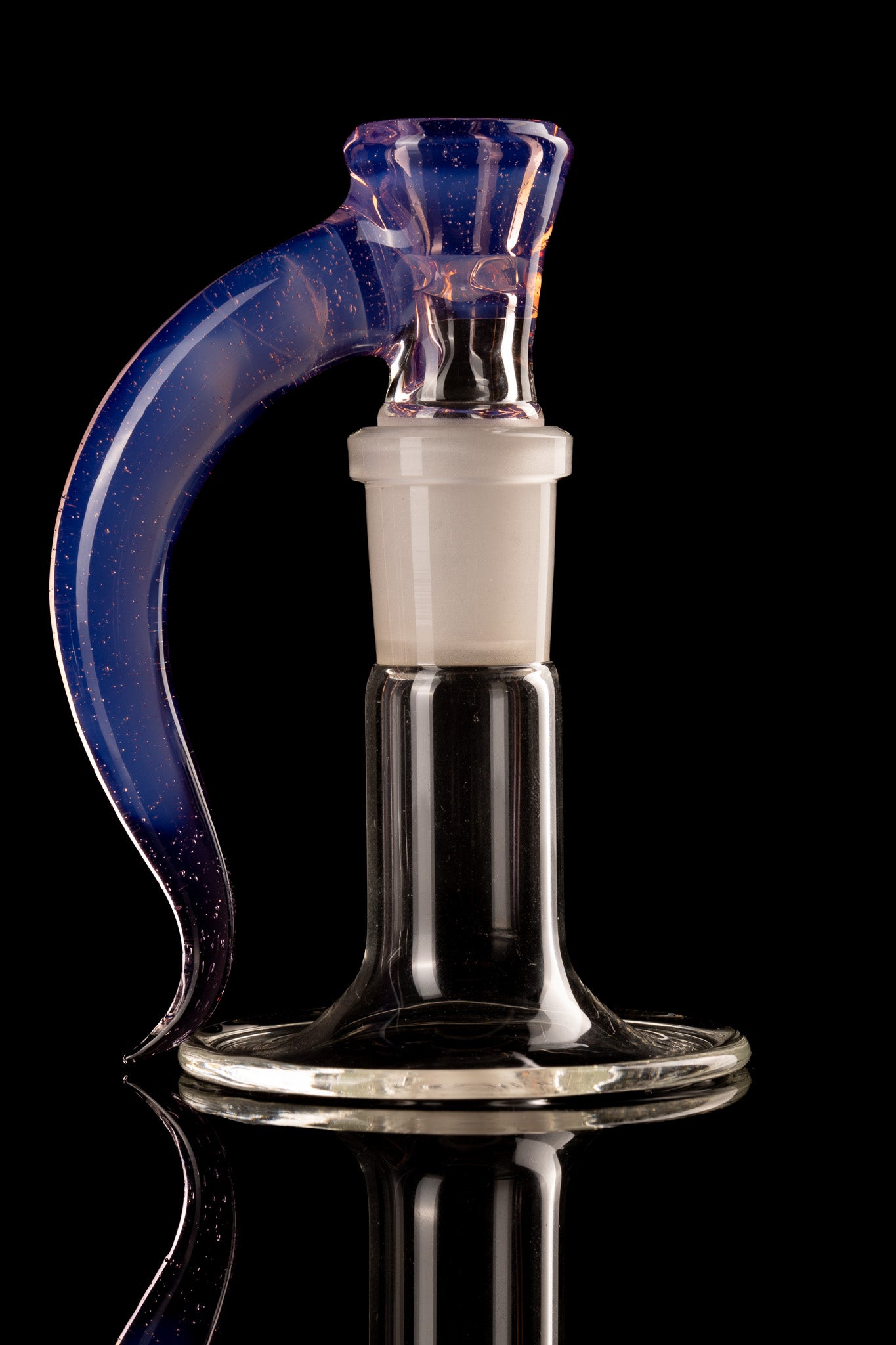 Asu Glass - 18mm 3 Hole Horn Slide - 10