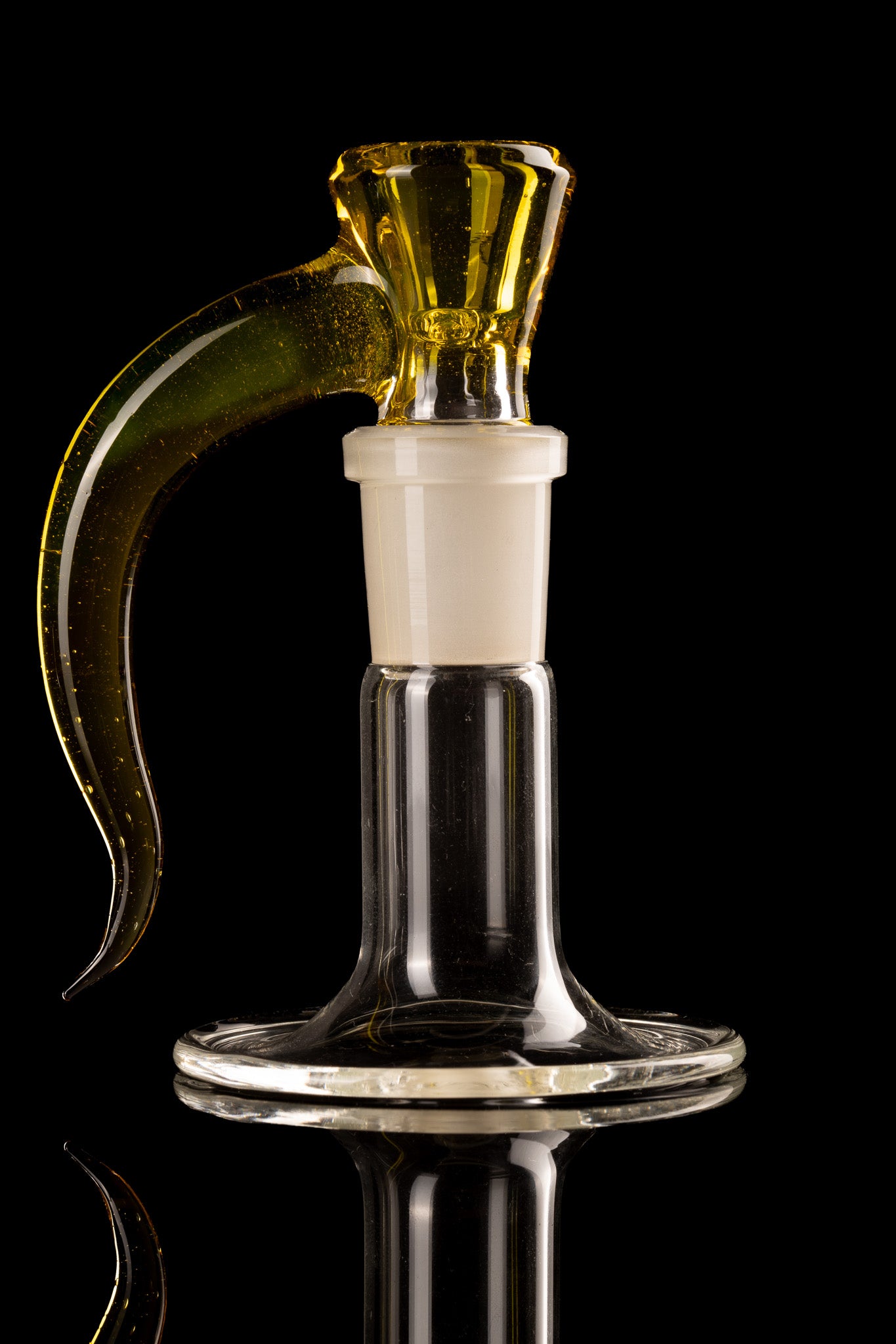 Asu Glass - 18mm 3 Hole Horn Slide - 11