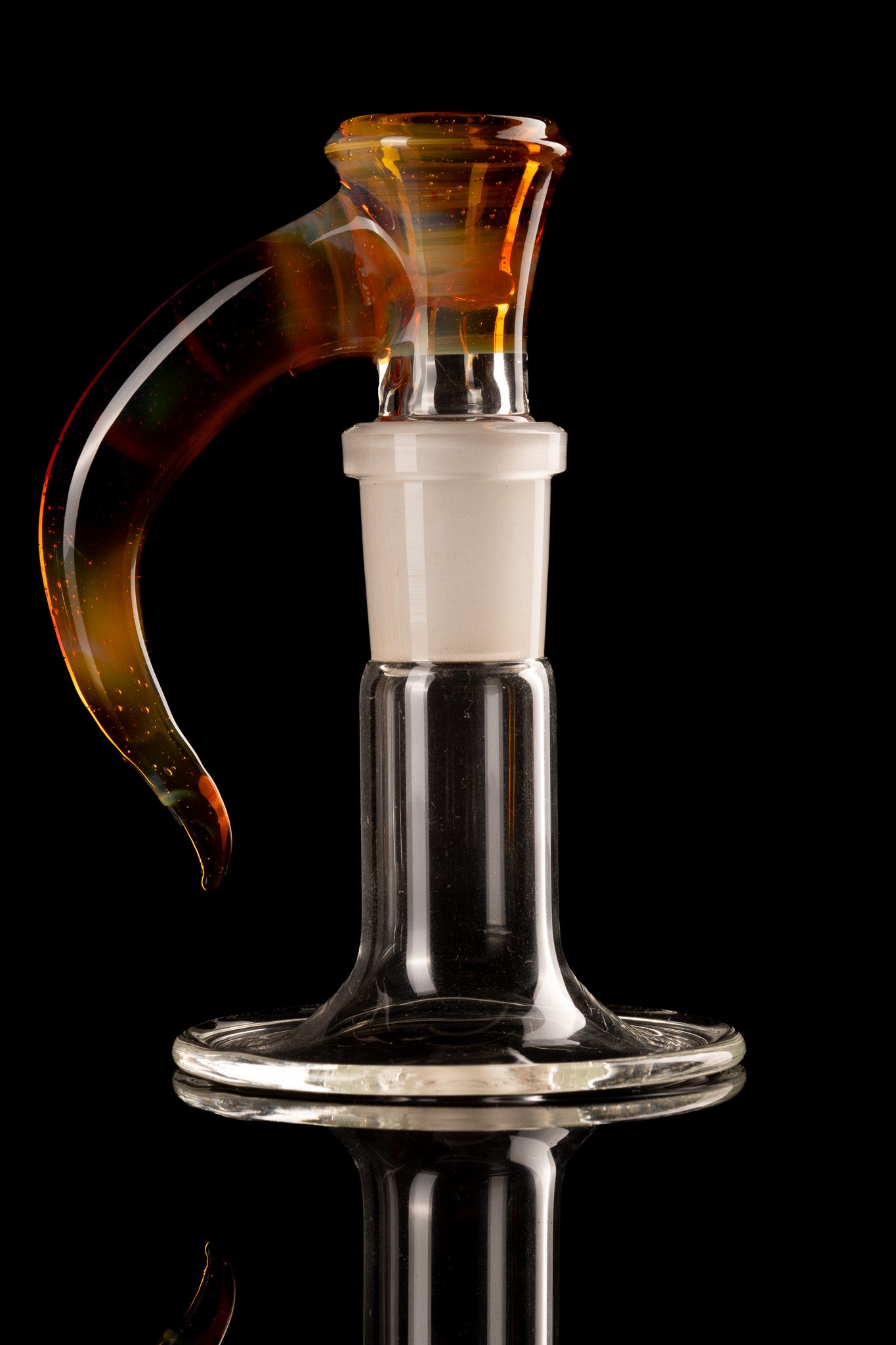 Asu Glass - 18mm 3 Hole Horn Slide - 12